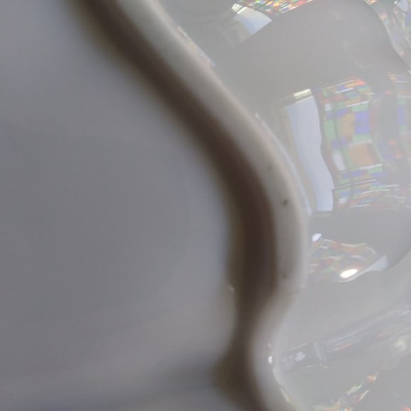 Porcelain three section Relish candy Christmas dish Holly Gold Trim - Picture 15 of 15